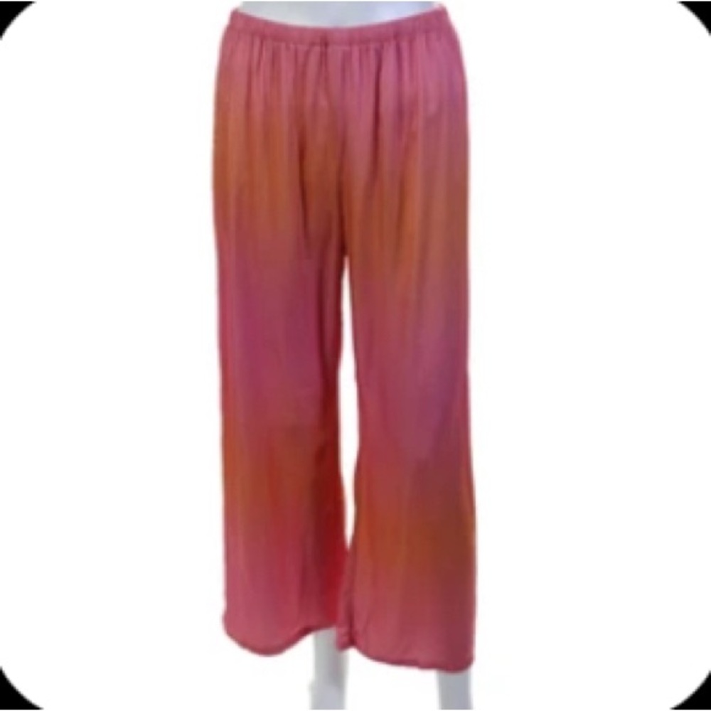 Cult Gaia Pink and Orange Straight Leg Pants